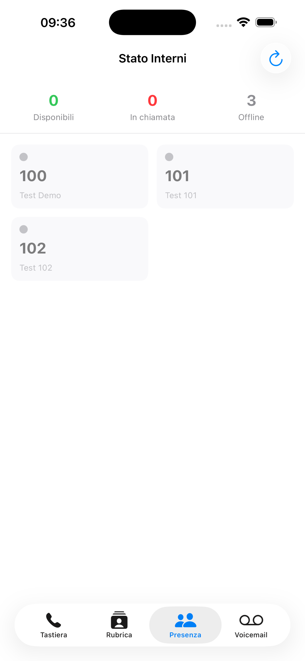 FPhone - Stato presenza BLF